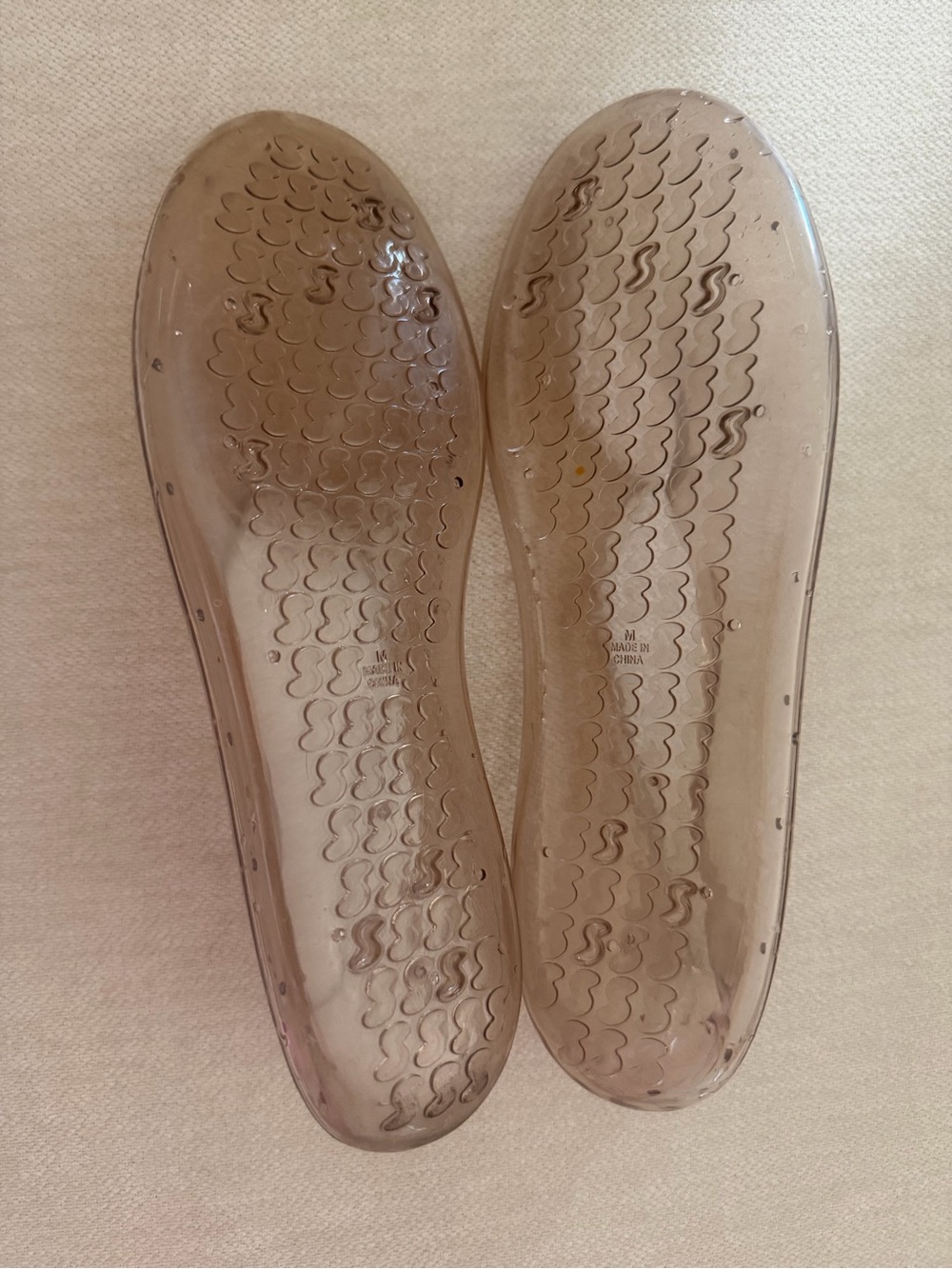 SKIMS Clear Ballet Flats in Nude-Tone Transparent - Picture 8 of 12